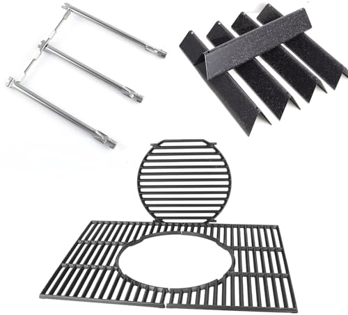 Parti di ricambio per barbecue Weber Spirit I & II 300 Series – E310 E320 E330 barbecue a gas, 8847 griglia in ghisa, 7636 Flavorizer Bar copertura bruciatore & 69787 accessorio per bruciatore in