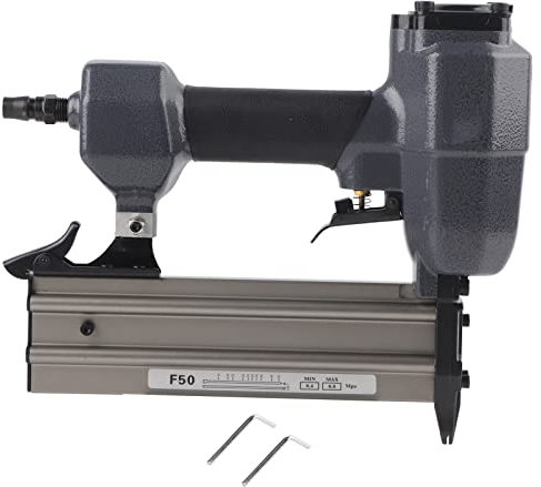 Pistola grapadora neumática, F50 Clavo neumático Carpintería Clavadora neumática Grapadora neumática Clavadora neumática Grapadora de clavos de aire Herramienta profesional para