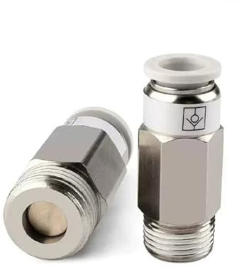 Pneumatische Einweg-Rückschlagventil Gerade Steuerung Schnellstecker Rückschlagventil 4mm 6mm 8mm Schlauch Connetor Rohr One-tou(10-3l8,VPC)
