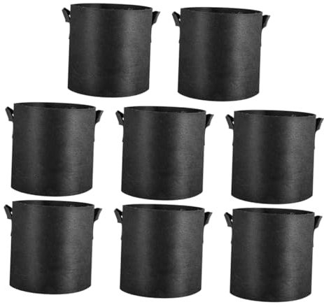 Milisten De Plantation pour Pot De Fleurs De Jardin d'eau De 3 Gallons pour Légumes Carottes Tomates Et Fleurs Ensemble De 8 De Culture Non Tissés