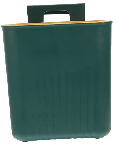 BUGUUYO Cestino Appeso Piccolo in Plastica Pp Resistente, Bidone Della Spazzatura Compatto Per Armadi e Cucine, Contenitore Semplice Per Uso Domestico in Bagno, Ufficio e Cameretta