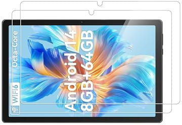 For ZOFYWNAS A10-A 10inch Tablet Android 14 Tablet Tempered Glass Screen Protector - High Transparency, Scratch Resistant, Anti-Fingerprint(2 Pack)