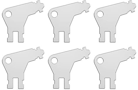 Gorise 6 llaves universales para dispensador de papel higiénico, desinfectante de manos, dispensador automático de toallas de papel, kit de llaves universal para y gestión.