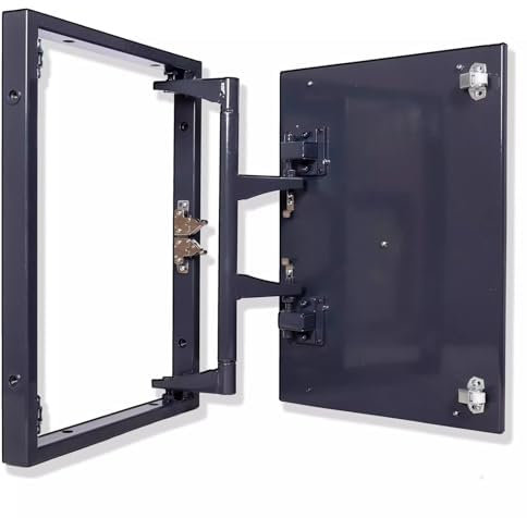 Panel de acceso decorativo para fontanería, puerta de desván de acero, fácil mantenimiento, diseño invisible para baño, cocina, hotel