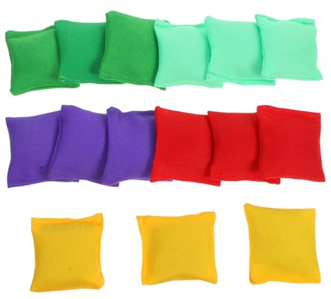 Hemobllo 15piezas Bolsa De Prueba De Fugas para Juguetes para Lanzar Juguetes Interactivos para Exteriores Colores Rojo Verde Púrpura Amarillo y Verde