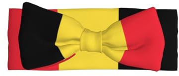SSIULUS Haarband mit Schleife aus weichem Polyester, mit niedlichem Schleifen-Design, dehnbar und bequem