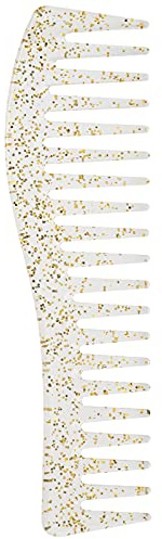 Generic Nessun Pettine di Detangler Manico, Pettine di Plastica a Dente Larghe per la Casa per il Viaggio (chiaro)