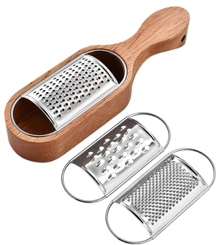 Rallador de Queso,Triturador de Limón Metálico y Manual | Ralladores de Alimentos para Queso y Productos Lácteos,para Zanahoria, Ajo, Verduras, Mantequilla, Comida, Chocolate, Dormitorio y Apartamento