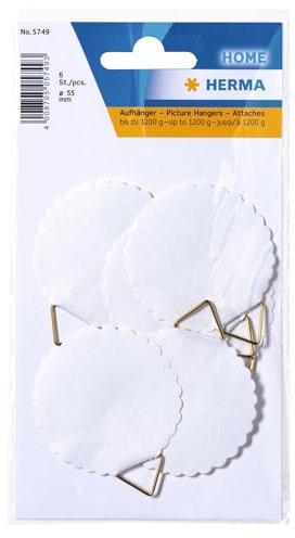 Herma 5749 45 mm Picture Hanger (Pack of 6)