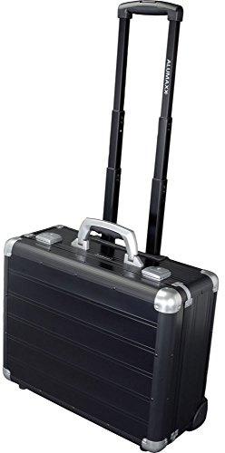 Alumaxx Attaché Venture laptopfodral, matt svart, 37 x 46 x 20 cm, Galaxy Business vagn svart – matt, Mattsvart, 37 x 46 x 20 cm, Galaxy affärsvagn svart - matt