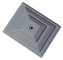 30 x Linic Grey Fence Post Caps for a 4 x 3 (100mm x 75mm) Fence Post, Rot Proof. (GT0057), UK Made. Free UK Postage.