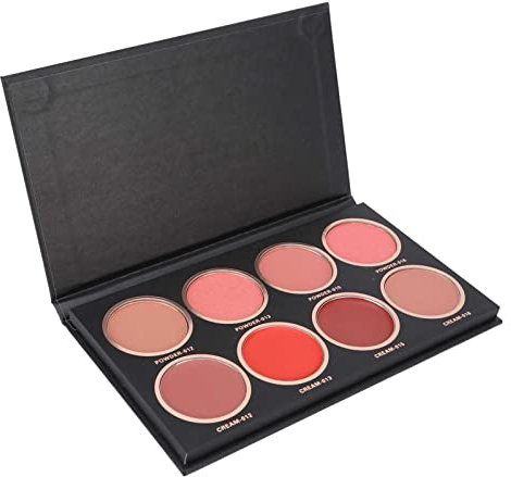 8 Colori Palette Blush Matte in Polvere - Contorno e Illuminante - Lunga Durata per Trucco Viso - Cosmetico di Bellezza