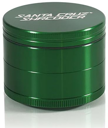 Santa Cruz Shredder Herb and Spice Grinder Made in USA (Large (2.7 Inch), Green)