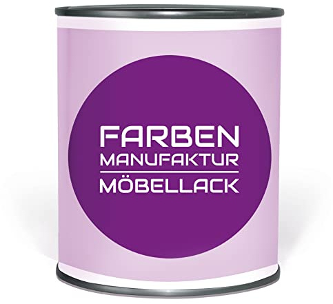 Farben Manufaktur Möbelfarbe Möbellack Holzfarbe Holzlack Shabby Chic Vintage Antik Holz RAL 1L, Farbe: ca. RAL 7042 Verkehrsgrau A