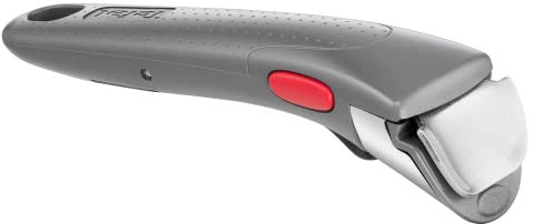 Tefal Ingenio L9863702 Abnehmbarer Griff, grau, stapelbar, 3-Punkt-Sicherheitsverriegelung, belastbar bis 10 kg