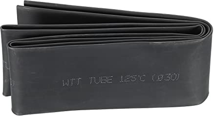 Rebower Calore Termoretraibile Tubi 2:1 Cavo Guaina Tubo Avvolgimento, [per Elettrico Isolamento Protezione] - 30mm Dia/50mm Piatto Larghezza/1m/Nero