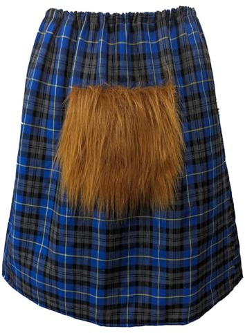The Dragons Den Déguisement écossais écossais pour kilt et sporran Bleu Taille L-XL