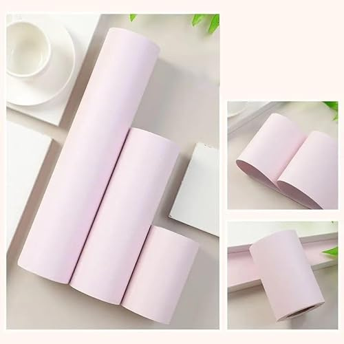 TapetenbordüRe Selbstklebende BordüRe Wand Wohnzimmer Tapeten Fliesenaufkleber Bad Dekoband Selbstklebend mädchenhaftes Rosa 10cm X 500cm