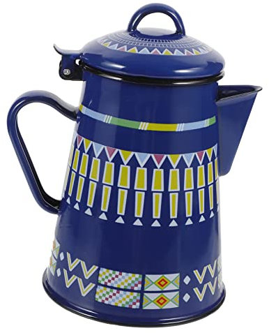 Cabilock Emaille-wasserkocher Tragbar Für Gasherd Induktionsherd Zum Erhitzen Von Tee Kaffee Und Praktischer Küchenhelfer