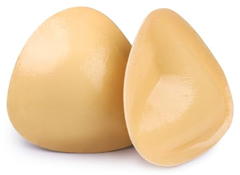 Niidor Bra Inserts,Double-sided Sticky Bra Pads Inserts Push Up, Bikini Padding Inserts Reusable, Stick on Bra Pads for Swimsuit Sport Bra Large