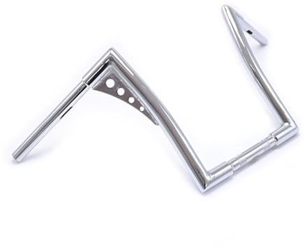 Manubrio Moto da 1 Ape Hangers Barre 10''1214''16'' Rialzo Volante Compatibile con(Chrome 14inch)