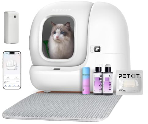 PETKIT Pura Max 2 Lettiera Gatto Autopulente, Lettiera Automatica per Gatti,XSecure,Antiodore,Capacità Massima 76L,Controllo APP per Più Gatti