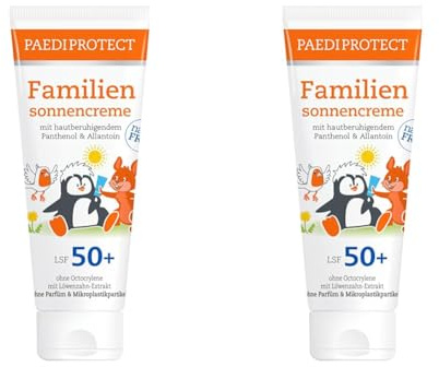 PAEDIPROTECT Familiensonnencreme LSF50+, 200ml (Packung mit 2)