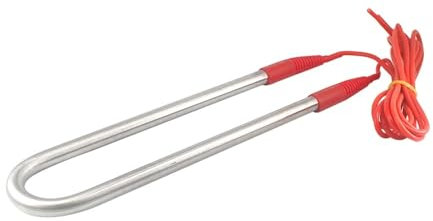 KE88FENG Tube Chauffant électrique Submersible 220V, élément Chauffant en Acier Inoxydable, élément Chauffant Simple de Type U, Puissance en Watts 1/1, 5/2kw(1KW 250mm)