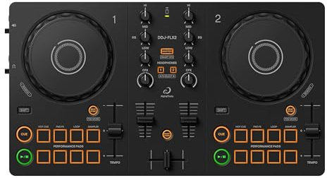 Pioneer DJ AlphaTheta DDJ-FLX2 Console DJ compatta a 2 canali