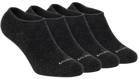 CALZITALY PACK 2/4 PAIA Fantasmini in Lana Merino, Calzini Termici, Calzini Corti Imbotiti, Fantasmini Invernali con Soletta, Made in Italy (39-42, 2 Paia - Nero)