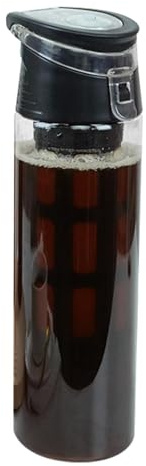 Cold Brew Maker Cold Brew Kaffekanna 550 ml - Vattentät Teinfusioner för Löst Te | Iskaffekanna med lufttätt lock och nätfilter | Grands kall ölkanna