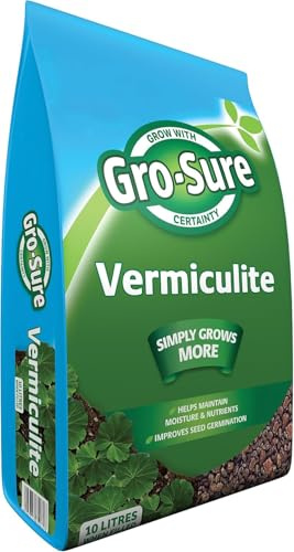 Indigo® Garden Vermiculite – 10 Litre Bag, Peat-Free Soil Additive For Propagation, Seed Sowing & Moisture Retention