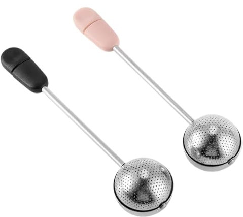 Sucrier, récipient à sucre, distributeur de sucre, saupoudreur de sucre en poudre en acier inoxydable, tamis à farine, saupoudreur de poudre, tamis à levure chimique for outils de cuisson(2 pcs)
