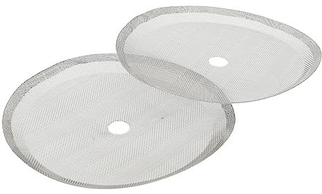 UTHCLO 2piezas Filtros De Malla Para Prensa Francesa De Café Acero Inoxidable De Reutilizables y Duraderos Compatibles Con Cafeteras y Tazas Aptos Para Café y Té Fáciles De Limpiar y Alma