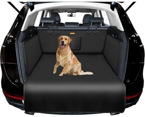 YIBAJIO Kofferraumschutz mit Ladekantenschutz, für Ford Ranger Super Cab/Fo-RD Ranger Double Cab 2006-2024 Auto Kofferraum Hundedecke wasserdicht Kratzfest