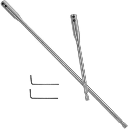 TEHAUX 1 Set Extension Drill Bit Set High Carbon Steel Bit Expander Bar for Hand Tools for Hard to Reach Screws and Bolts Compact Convenient for DIY and Professional Use
