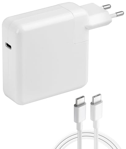Chargeur USB C 67W pour MacBook Pro/Air, Adaptateur Alimentation Rapide avec Câble 2M, Compatible avec MacBook Pro 13/14/15/16, MacBook Air 2020-2018, Lenovo ThinkPad, HP, Dell et Tablettes USB-C