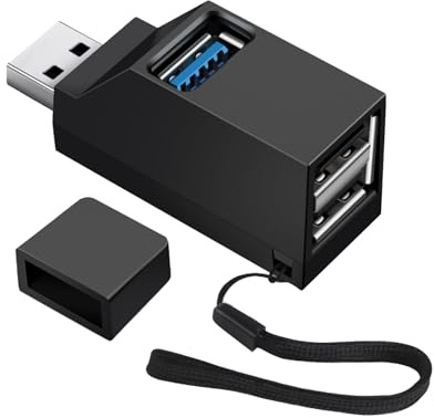 1Pcs Mini USB Hub with Multi port (1x USB3.0, 2 x USB2.0),High speed Expansion USB for Laptop,usb Splitter Extension Adapter for Laptop,Desktop PC Compatible with Flash Drive Printer Keyboard Mouse