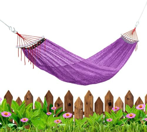 Utomhushängmatta Portabelt Mesh Sovsäng Och Gungnät | Utomhushängmatta Utan Ställning Lämplig För Campingplats Bakgård Trädgård Uteplats Balkong Backpacking Vandring Och Camping