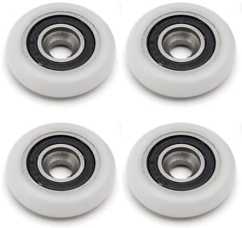 4 x Shower Door Rollers/Runners/Wheels 27mm Wheel Diameter L008
