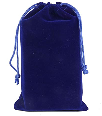 NC 10 sacchetti in velluto con coulisse, sacchetti per gioielli con coulisse, per Natale, compleanni, feste, matrimoni, regali, caramelle