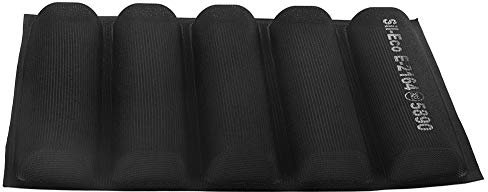 Zerodis French Baguette Pans Nonstick Silicone Oblong Shape Bread Molds Baguette Pan Reusable French Bakeware Tray Kitchen Hand Tool,Easy Clean
