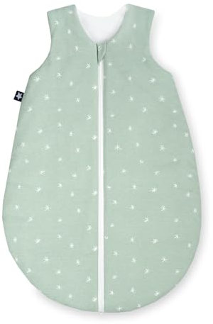 Julius Zöllner Baby Ganzjahresschlafsack aus Jersey Baumwolle, Standard 100 by Oeko-Tex, Made in Germany, Größe 74 | 6 - 12 Monate, Stary
