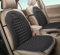 Auto Accessori Lupex - Coppia di schienali universali, kit da 2 pezzi, colore Grigio, coprisedili anteriori, per sedili auto, furgone e sedia ufficio, poliestere, con 92 sfere massaggianti
