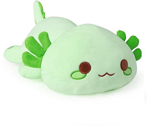 shownicer Plüschtier Axolotl Stofftier Kawaii Salamander Plüsch, Axolotl Kuscheltier Plüschkissen Spielzeug, Wurfkissen, Katze Plüsch Kissen, Schmusetier Geschenk Gefüllt für Kinder Mädchen Jungen