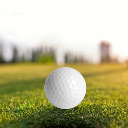 POENVFPO Im Dunkeln Leuchtende Golfbälle, 6 Stück, LED-Leuchtgolfball aus Synthetischem Gummi für Nachtgolf und Wassergolf, 3 (Blue)