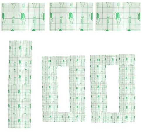 100 Stück ultradünne transparente Ohrabdeckungen zum Duschen wasserdicht ear covers ohrenschutz wasserdicht transparente einwegohraufkleber gehörschutz (transparent, Erwachsenenversion)