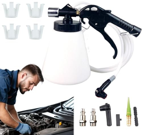 Set di sfiato dei freni, dispositivo di sfiato del freno a vuoto, 1 l, manuale di aspirazione del liquido dei freni, per tutte le automobili
