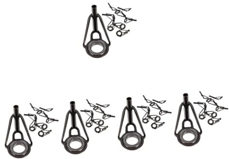 BESPORTBLE 5 Sätze Kopf Der Angelrute Angelruten Reparatur Werkzeugsatz Angelruten Reparatur Set Mit Spitzen Fanggeräte Angelruten-spitzenführer Tipps Für Angelruten Angelangebot 8 Stück * 5