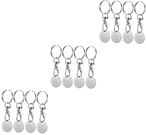 Tofficu 3 Juegos Fichas De Compras Llavero Pequeño De Cuarto Removedor De Carro Portátil Moneda Desbloqueo Carrito Supermercado Abrebotellas Cartera Accesorio Carro Llavero Token 4 Uds * 3